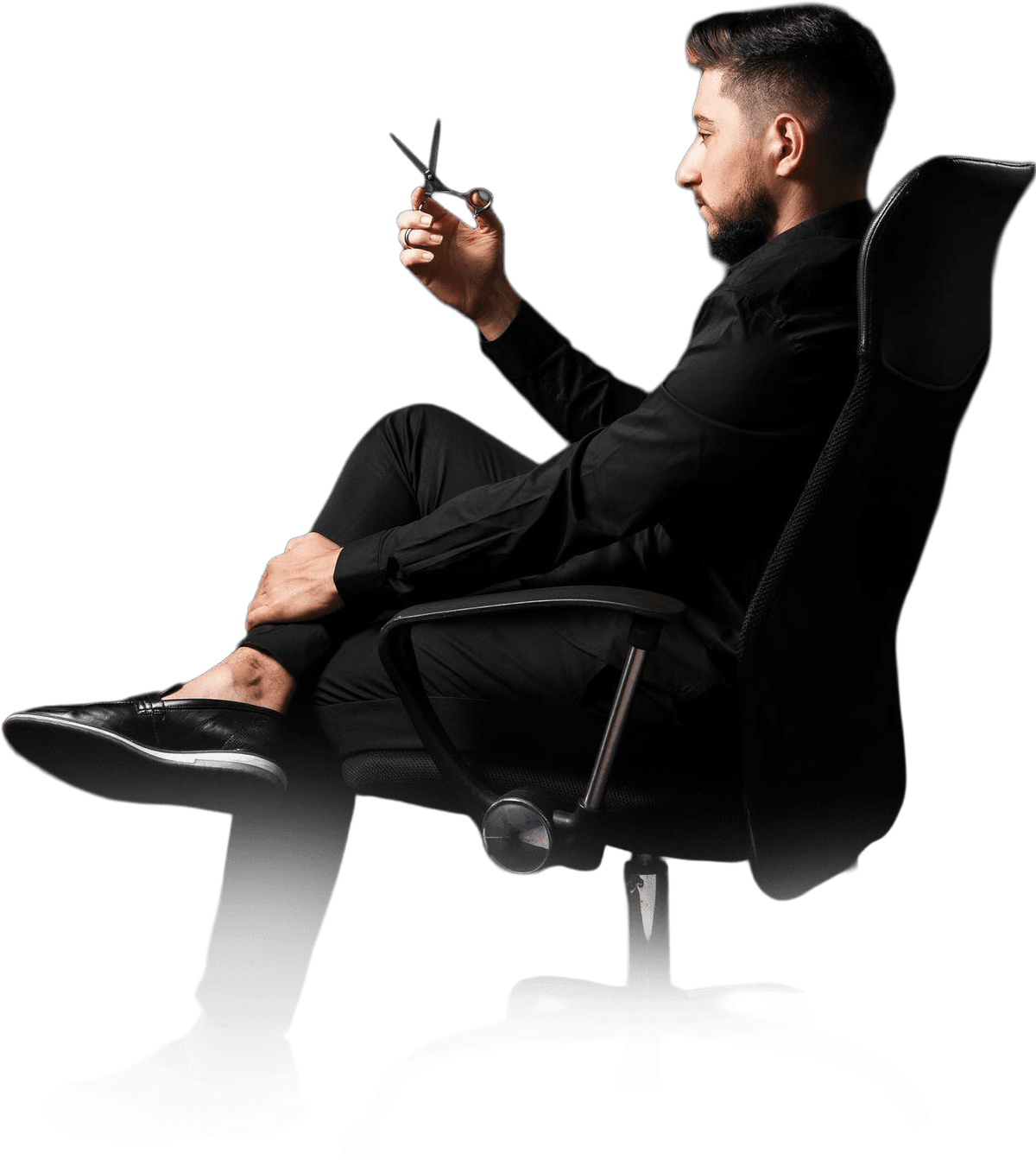 Carlos Copetti em pose lateral